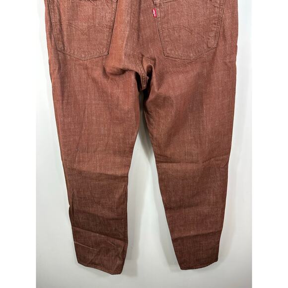 Levi’s 501 White Oak Cone Denim Straight Leg Button Fly Jeans Red 40x34 / 38x33 - Picture 14 of 14